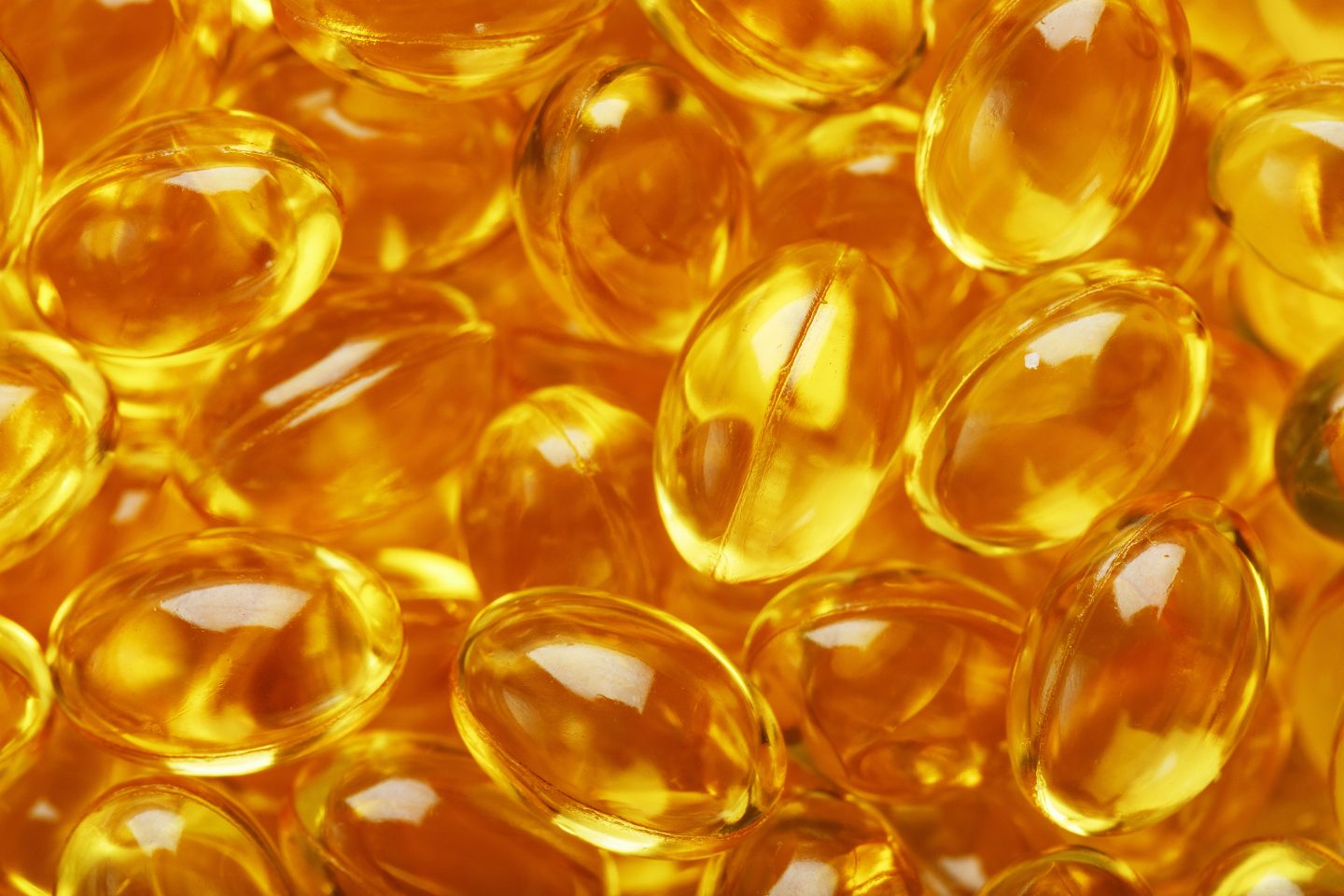 Fish oil capsules
