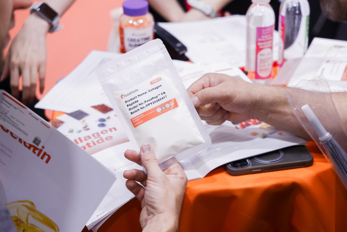 collagen peptide sample