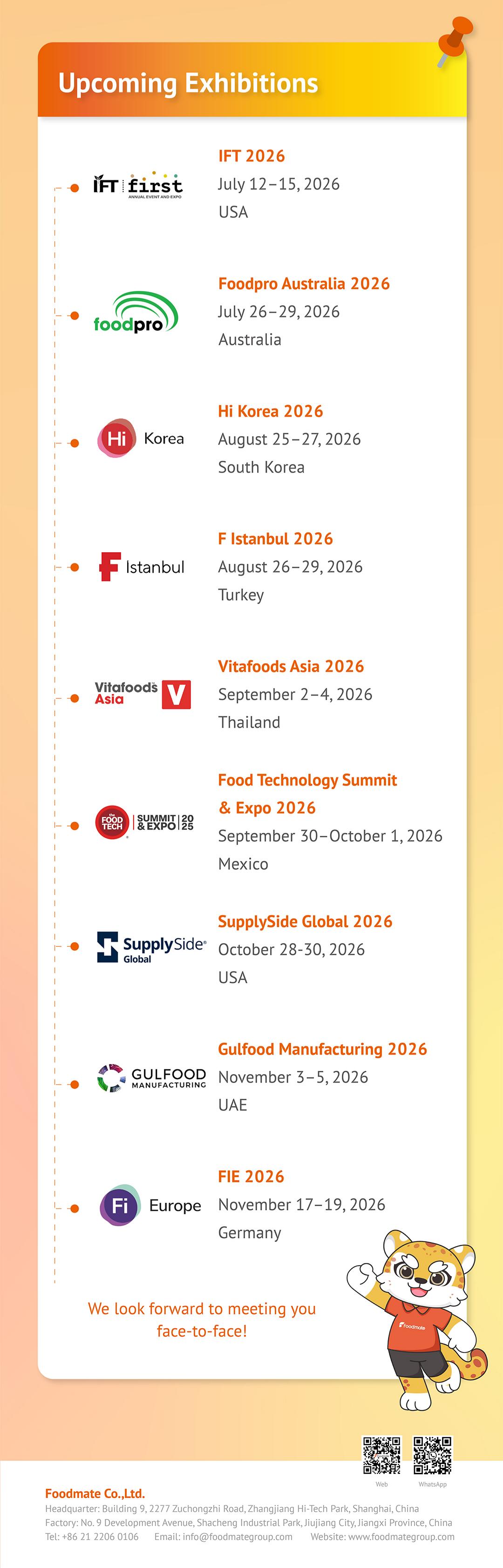 Foodmate Global Exhibitions
